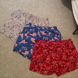 Columbia USA Patterned PFG Swim Trunks Size XXL